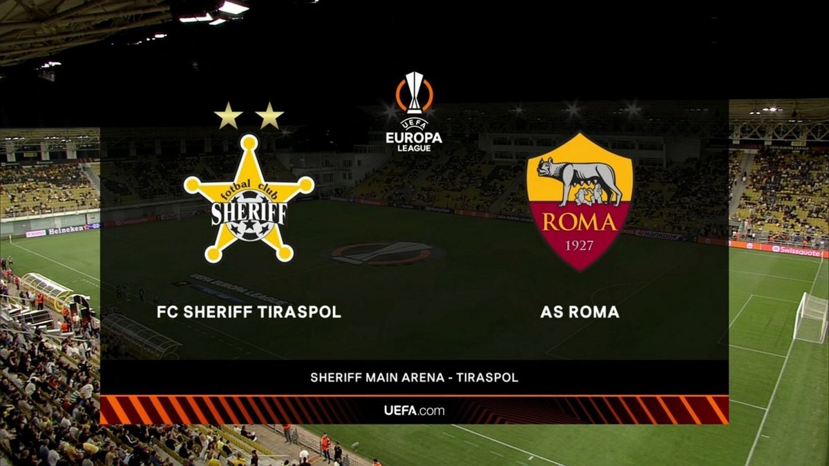 Full Match: Sheriff Tiraspol vs AS Roma