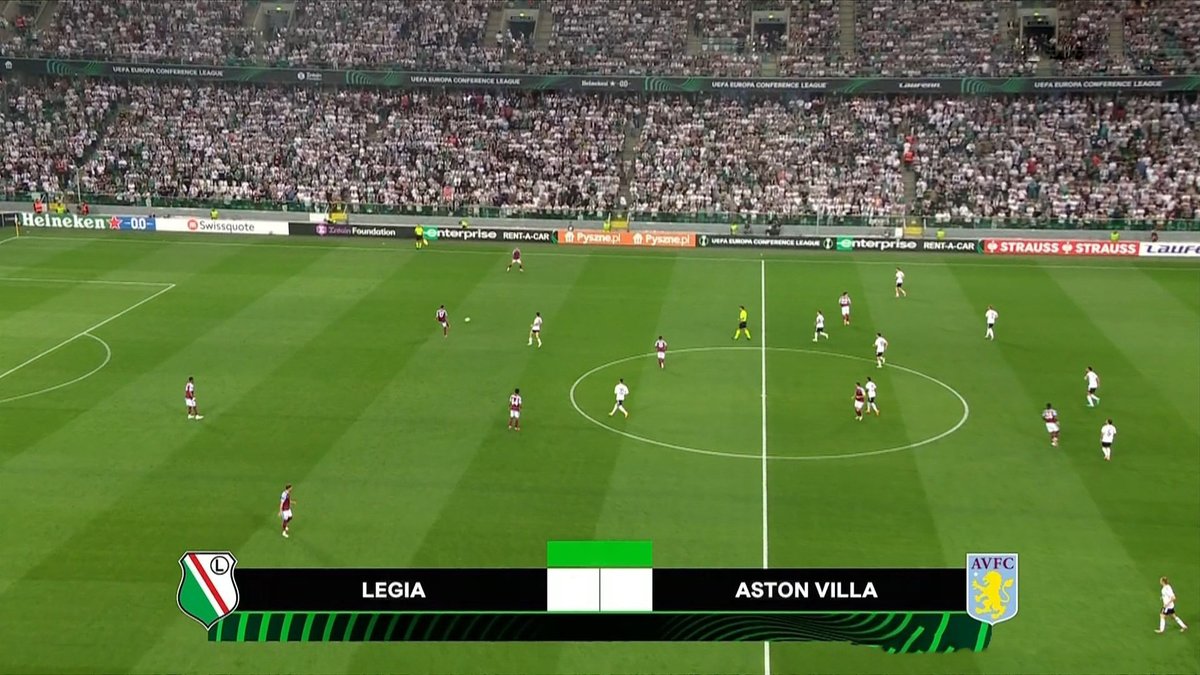 Legia Warszaw vs Aston Villa Full Match 21 Sep 2023