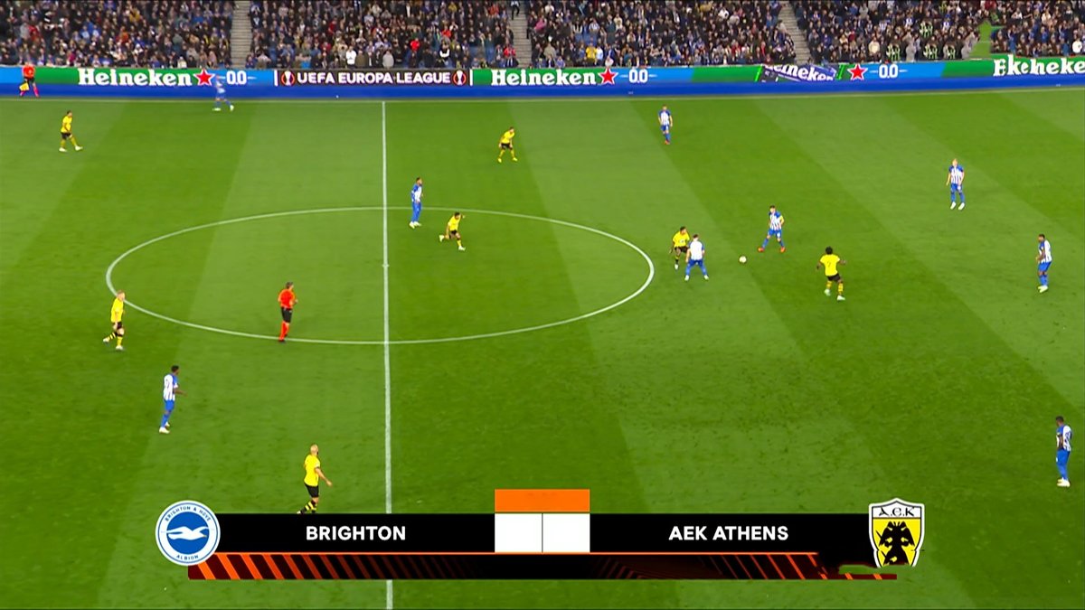 Full Match: Brighton vs AEK Athens