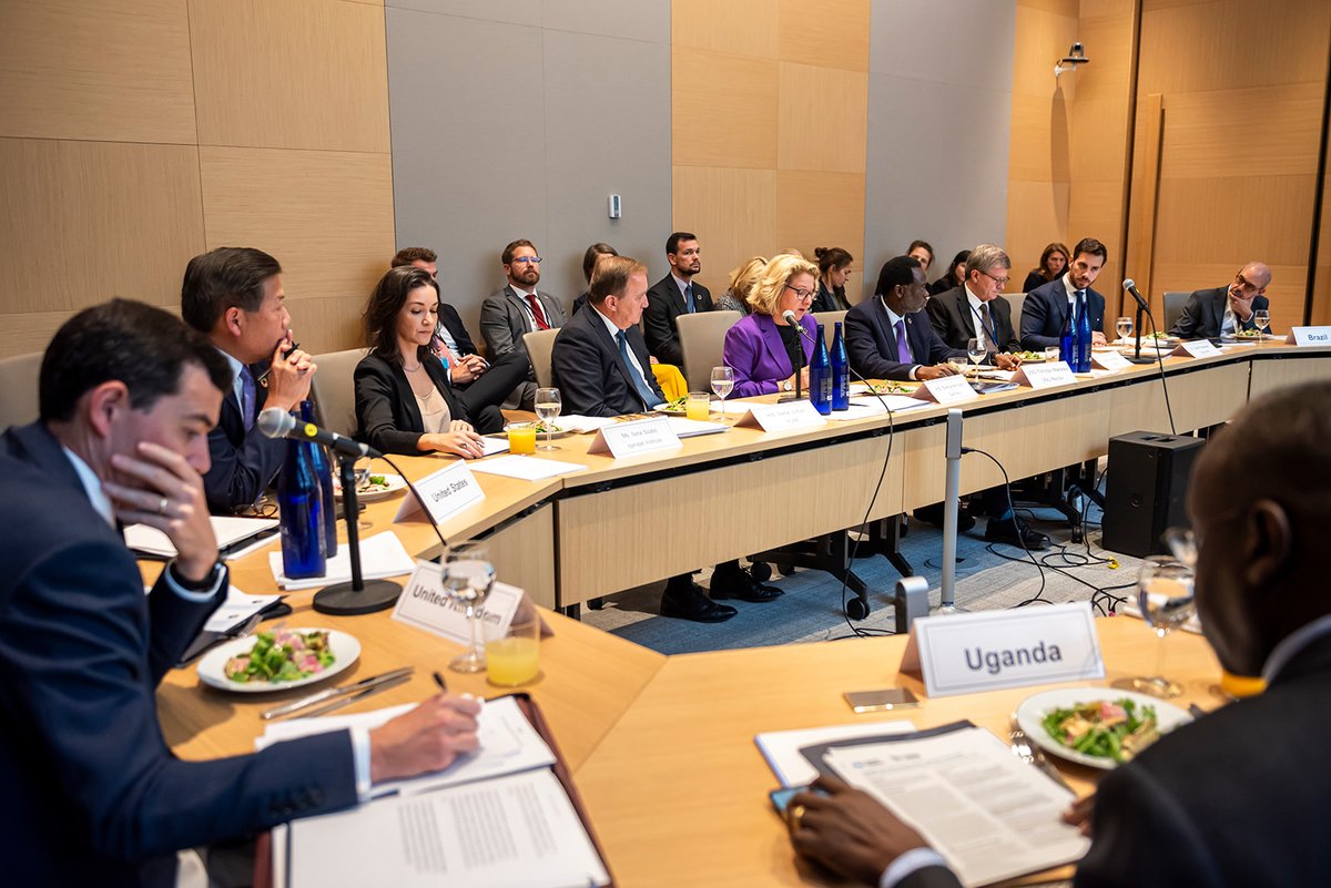 Such a pleasure to moderate this important conversation with UN Member States, #HLAB Members, @tmarwala &amp;  #OurCommonAgenda team ahead of the Summit of the Future Ministerial at #UNGA78. First of many conversations @UNUCPR will organize to build momentum for SoF @ #UNGA79 | 2024 