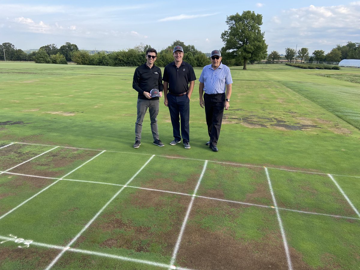 ArkansasTurf's tweet photo. Great to have our partners from @SimplotTurf in Fayetteville today to look at some turf research!! https://t.co/IQet21ANX8