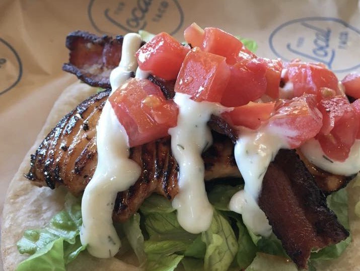 LocalTacoLEX's tweet image. Bourbon Teriyaki Salmon BLT W/ Lemon Dill Crema #tacos #fresh #bourbon #fishtacos  #lexingtonky #localtacolex