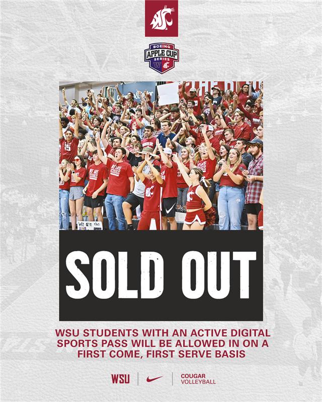 IT'S A SELLOUT TONIGHT❗️👏👏👏

#GoCougs // #CVE23