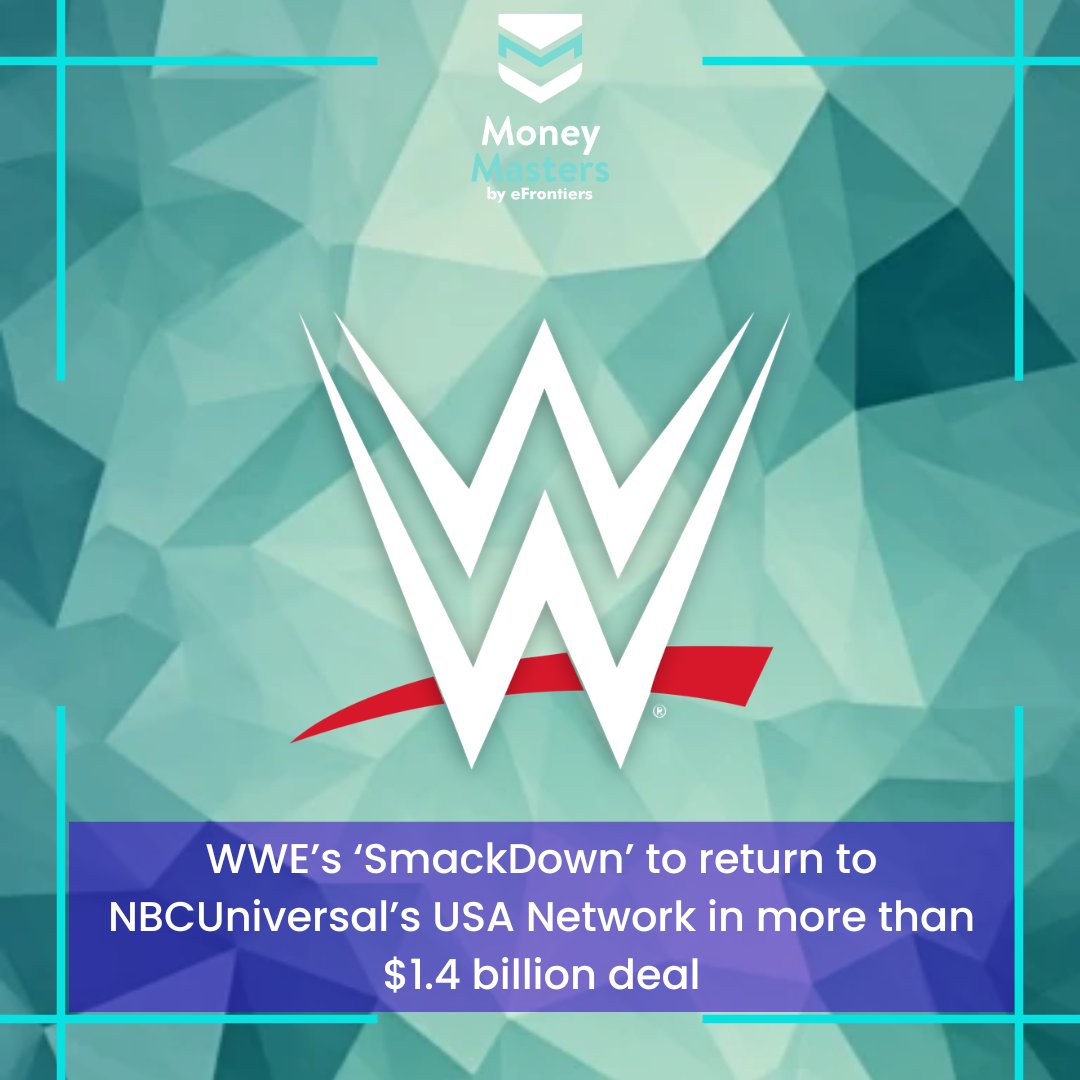 Reported by CNBC
#WWE #SmackDown #USANetwork #TelevisionNews #Entertainment #Wrestling #TVShowNews #Broadcasting #NBCUniversal #SportsEntertainment