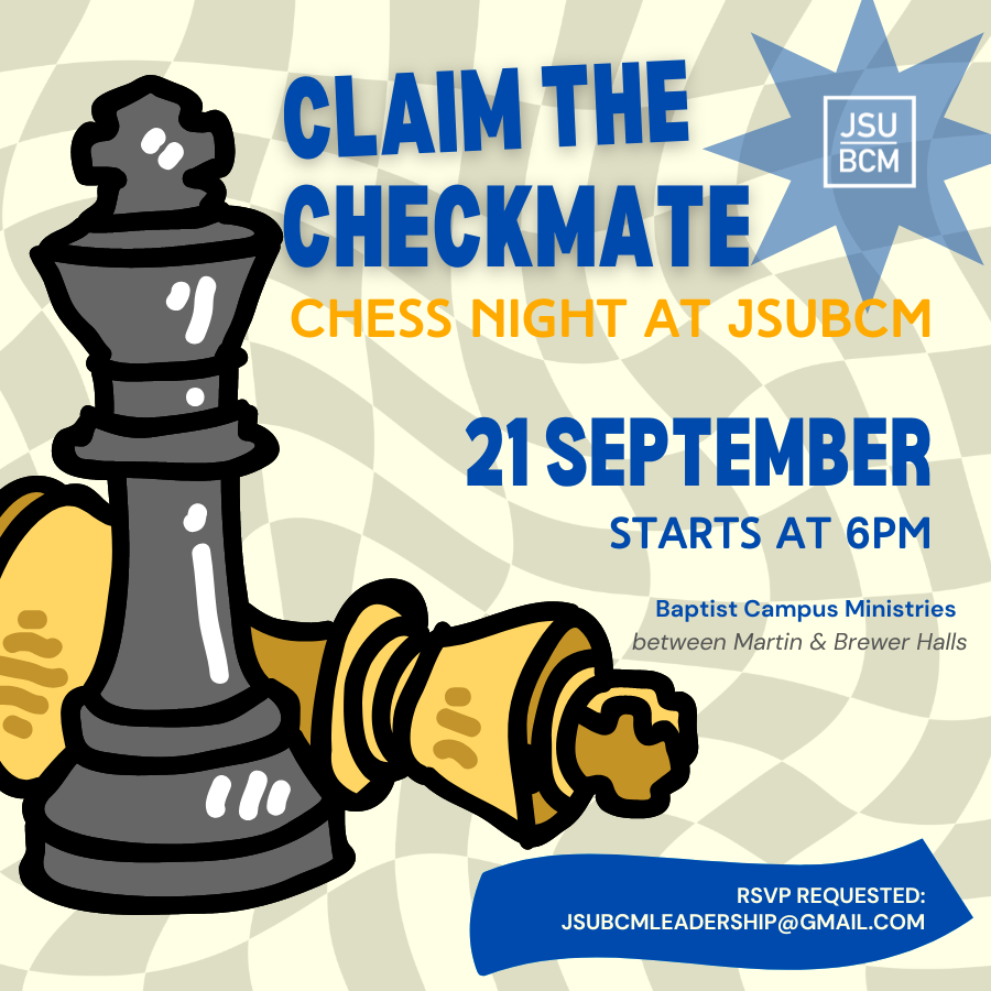 JSUBCM's tweet photo. Chess Night is about to start. Head to the BCM now. https://t.co/2cD68sr935