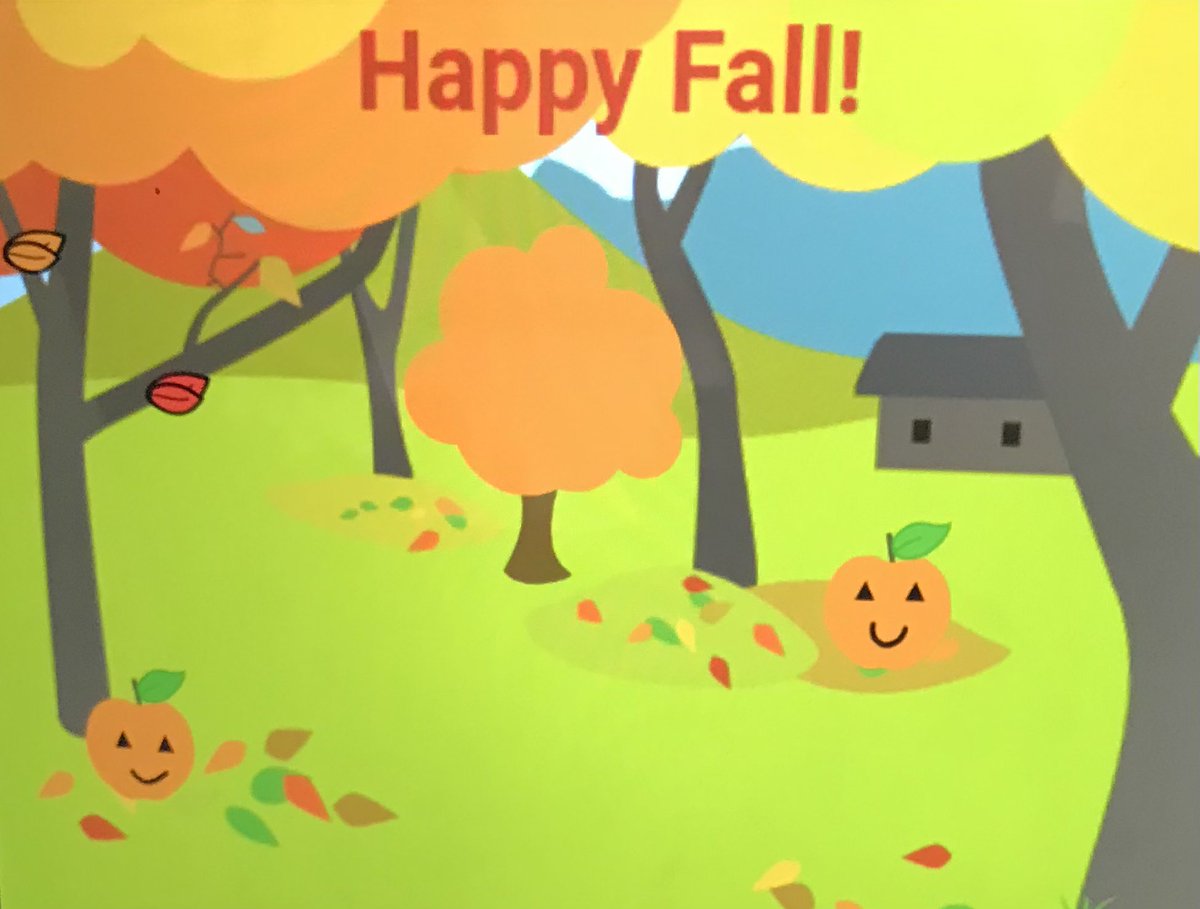 PCameronOCSB's tweet image. We are ready to welcome fall this weekend! 🍂 Today we learned about coding and created fall projects using ScratchJr. #ocsbCodes