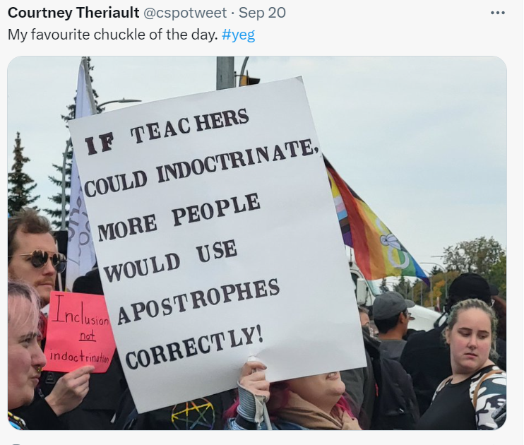 PrideKincardine's tweet photo. @ETFOeducators @OECTAProv @osstf #teachers protect #LGBTQ+ youth! 🏳️‍🌈🏳️‍⚧️ #compassion #education @sflecce https://t.co/ts3xlxJEEl