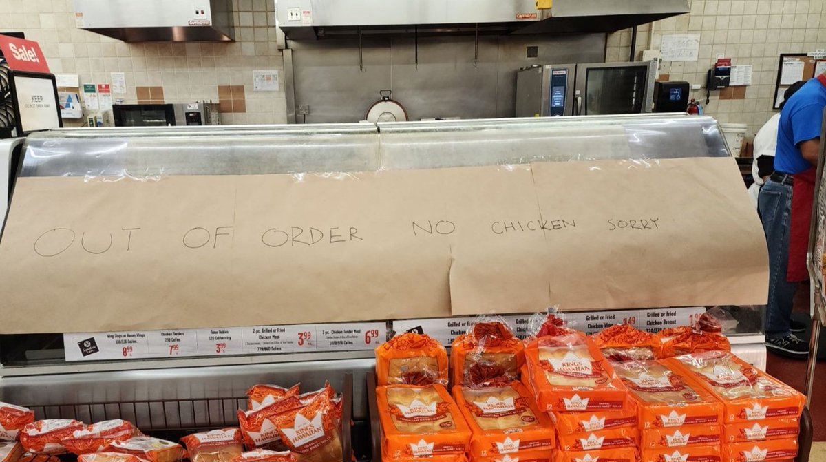 Cameroneous's tweet photo. When your wife decides to stop by the grocery store on the way home and texts to see if you want anything and all you want is some chicken and taters and then...😭
#Disapp https://t.co/y4xj4uWKuR