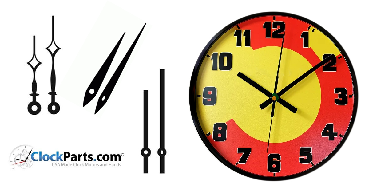 ClockPartsCom's tweet image. Don't underestimate the impact of the style of #clockhands that you choose for your #wallclock build! Bold hands for quick reads or elegant ones for a timeless touch—your choice sets the tone for every moment. ⏰✨ #ClockDesign #Clockbuilding clockparts.com/clock-hands