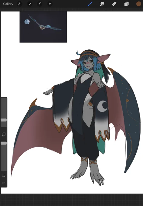 Celestial bat mage  