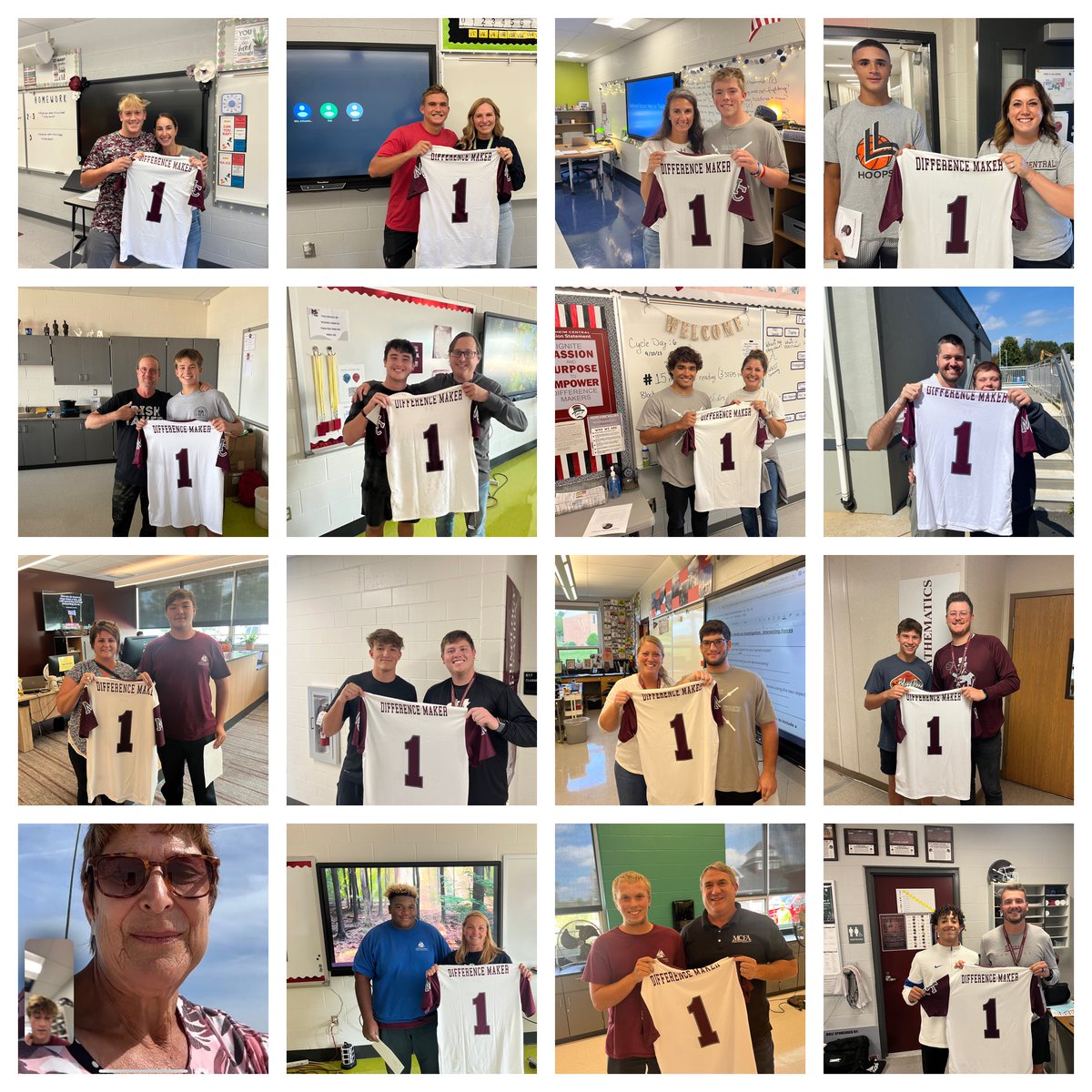 Roadgraders_OL's tweet photo. One of the most rewarding jobs I get to do is have our senior FB players recognize a Manheim Central Difference Maker!  These teachers have had such a positive impact on our students lives. Thank you for being you and continuing to be a great influence to all of our students!! https://t.co/EgZ7wdEScv