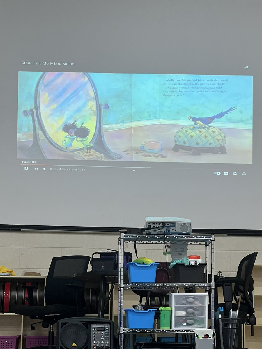 We had our 1st town hall meeting with Ms. Teske this week. We learned how to come sit down and be ready to listen. She shared her favorite book with us!