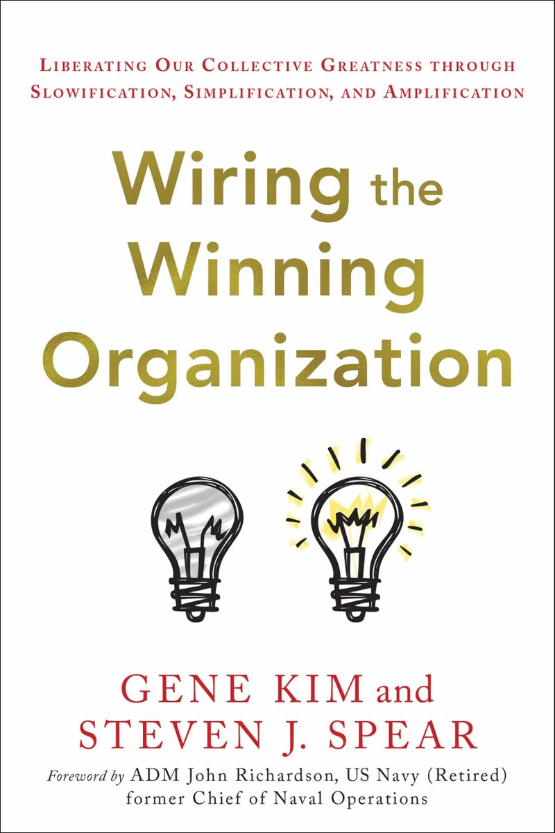 This new book by Gene Kim and Steven J. Spear will change how you look at your entire organization. Preorder your copy of Wiring the Winning Organization today! itrev.io/3sow081