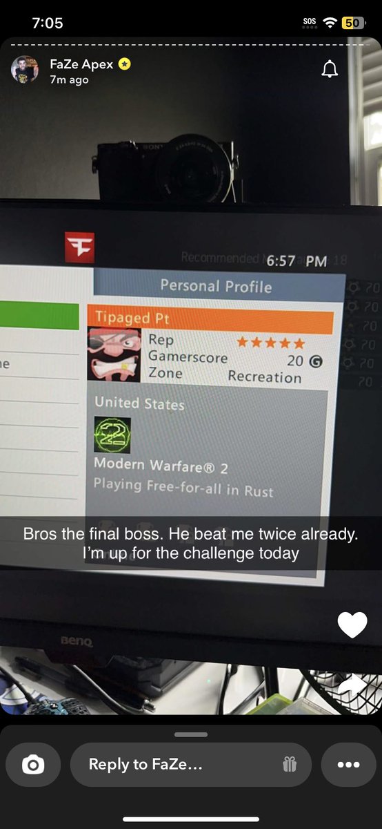 TipagedPt's tweet photo. Took 3 games but he finally decided to add me after lol. GGs. If you ever need to warm up to slap more kids in 1v1s hmu @FaZeApex https://t.co/ZeQY71hvmJ