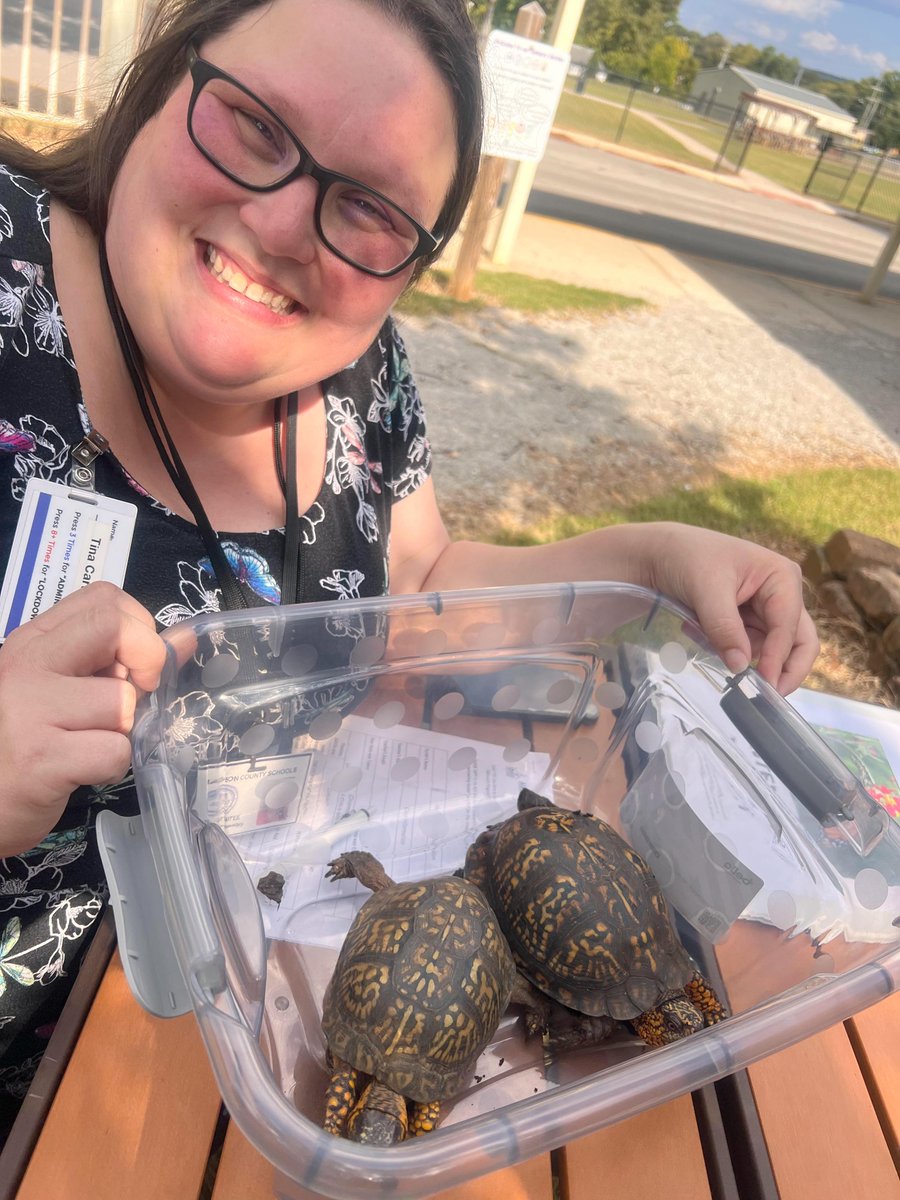 Mrs. Souder, Mrs. Cartee, and Mrs. Glasgow gathered our fall turtle data to submit to the Alabama Wildlife Federation. Zack and Max are getting ready to enter brumation when it gets cold!