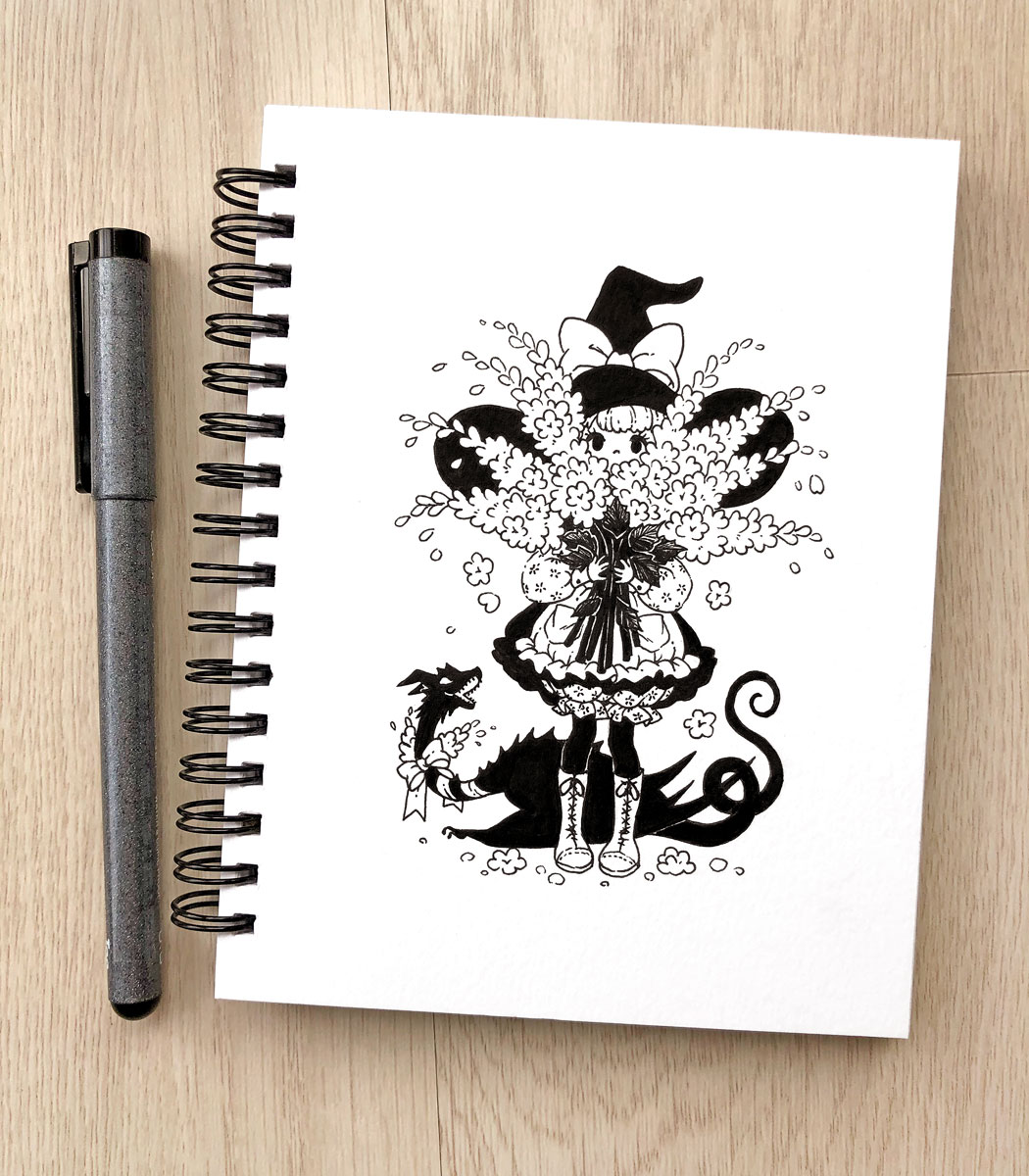 Witchy ink girls ✨🖤🧹 
