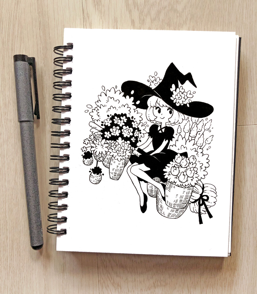 Witchy ink girls ✨🖤🧹 
