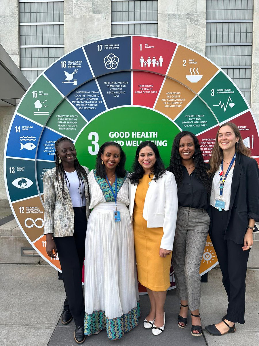 If you could give the #SDG wheel a whirl and bring one goal to life, which would it be? 🤷🏾‍♀️ Our pick is #SDG5: Gender Equality. By achieving this, we pave the way for progress on the remaining 16 goals. #SDGSummit #UNGA78 #UHCHLM