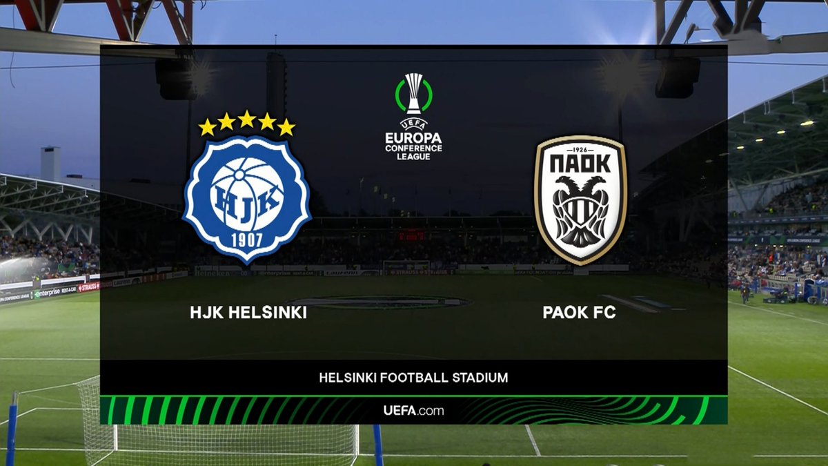 HJK Helsinki vs PAOK Saloniki Full Match Replay