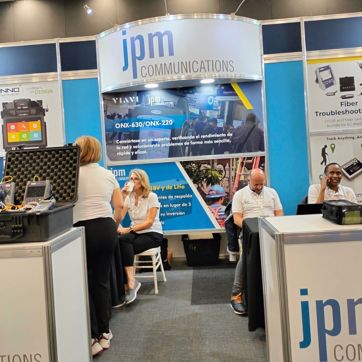 Aquí, la colaboración entre expositores impulsa la innovación en telecomunicaciones. 🤝🏻📡

#jpmcommunications #csmx2023