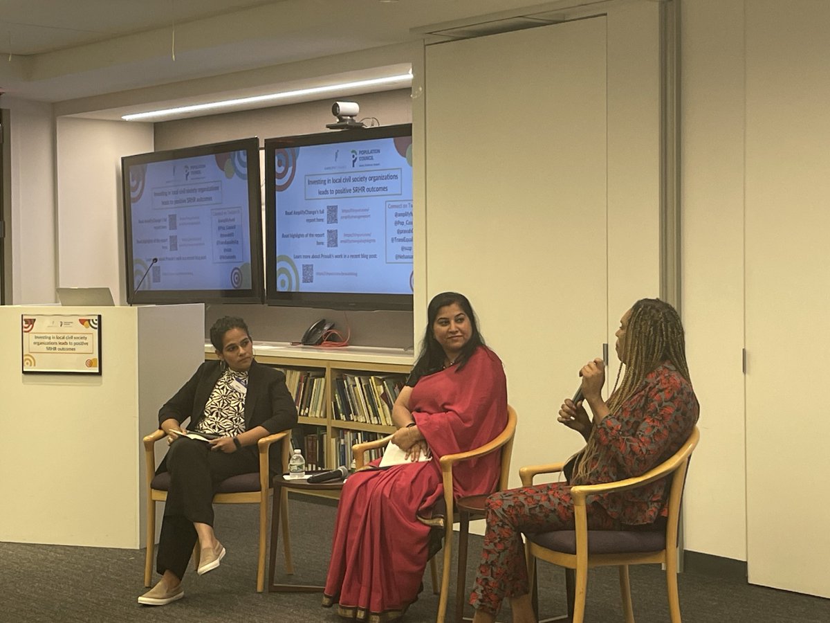 Tonight, we are in dialogue with advocates and grantees of @amplifyfund, hearing perspectives, and learning how we can invest in local civil society organizations for positive #SRHR outcomes @pravah01 @TransEqualityUg @suzp @Nehamanks #UNGA78