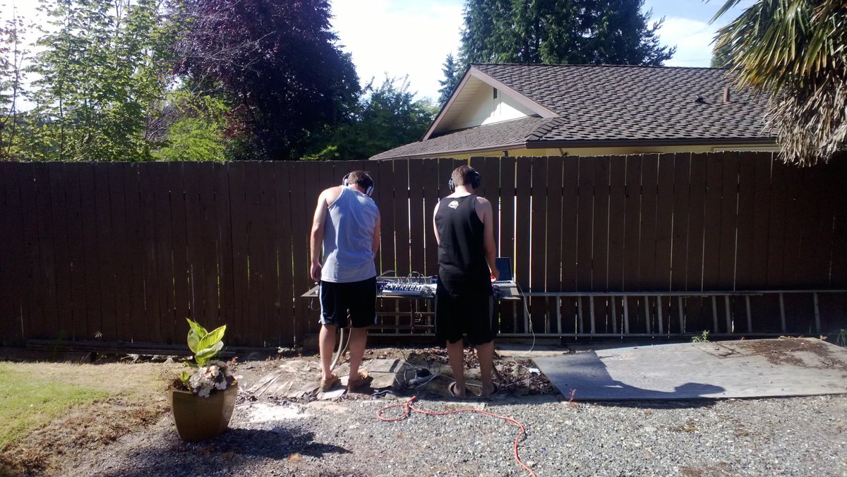 odesza's tweet image. 2013 - practicing our first festival set ever.
