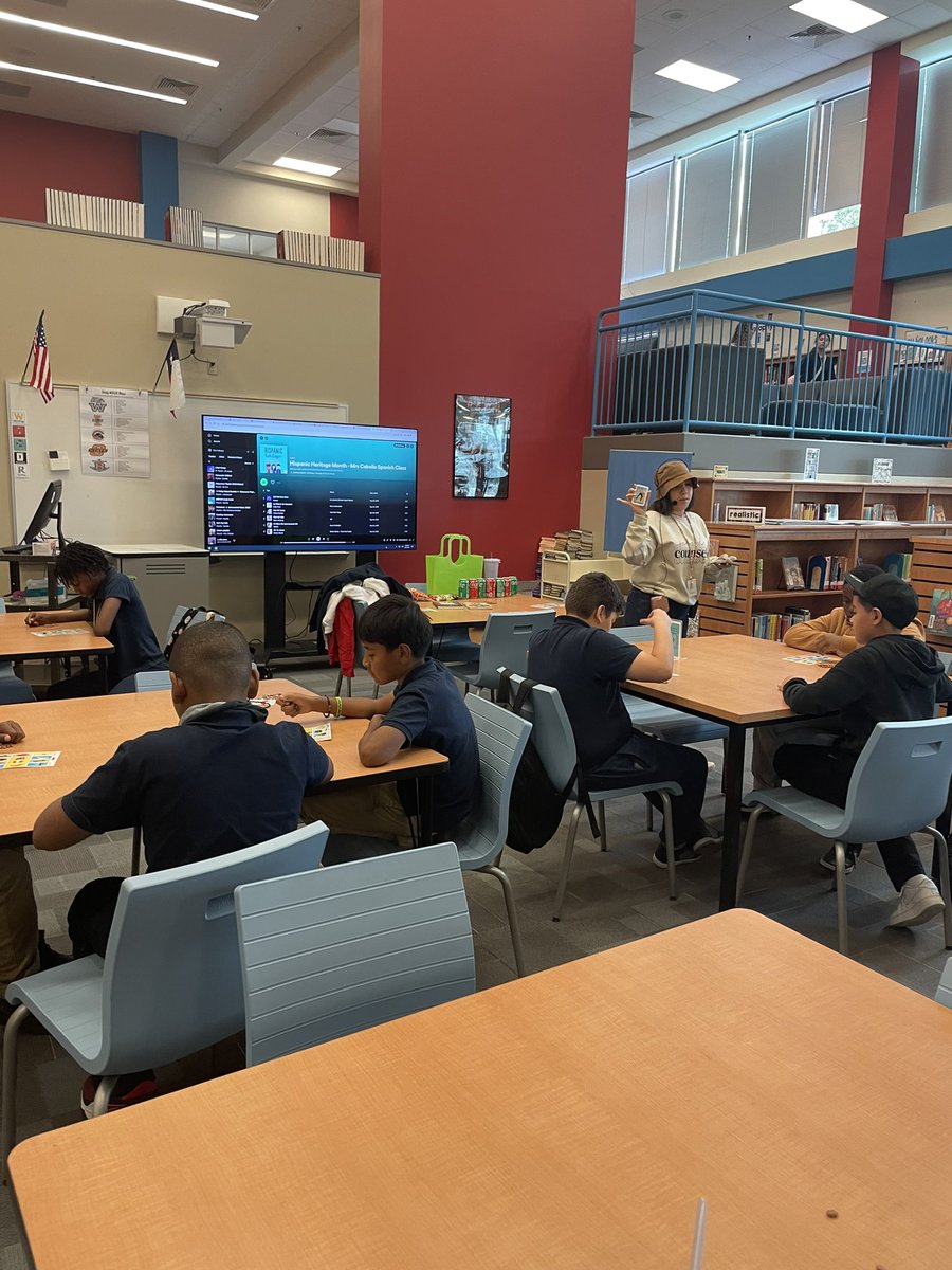 see_sam_read's tweet image. Today’s Gamer Club was Lotería in celebration of Hispanic Heritage Month! #SamSide #itsatexanthing