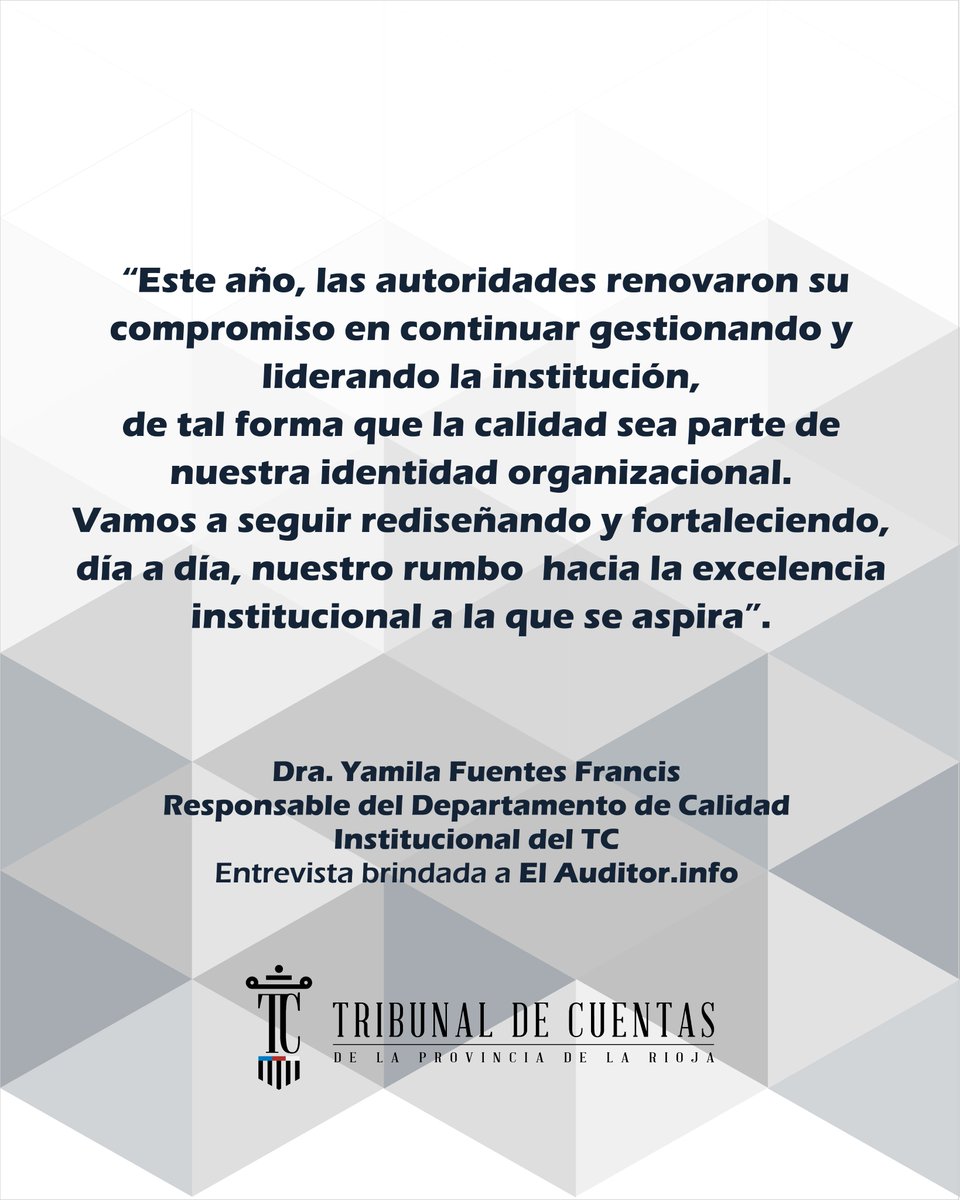 📝Medios nacionales difunden la evaluación de Jefatura de Gabinete de la Nación sobre la labor del TC

<a href="/ElAuditorinfo/">El Auditor</a> resalto la participación del TC por tercera vez consecutiva en la 30° edición en el Premio Nacional de Calidad en el Sector Público.