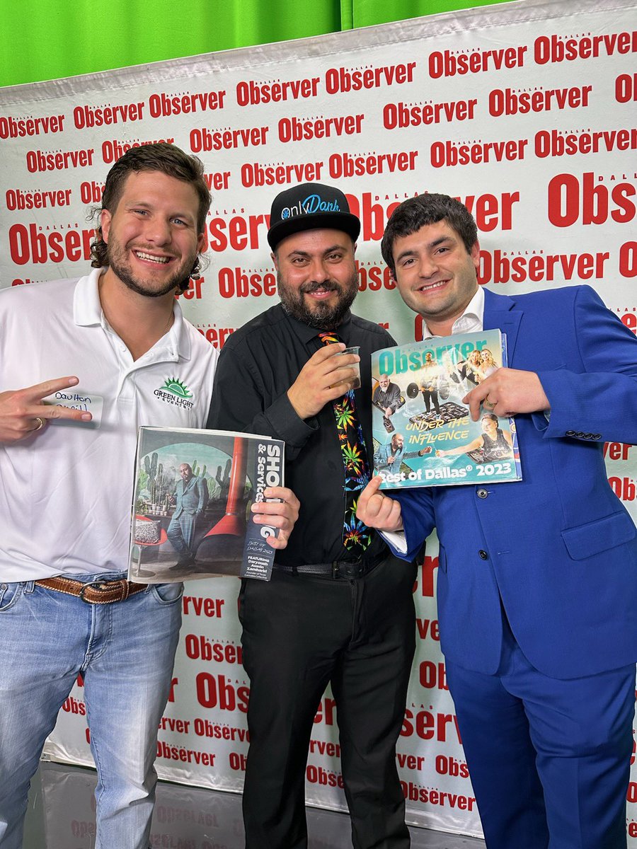 I was awarded Best of Dallas by the @dallasobserver_. Texas cannabis is on the map!