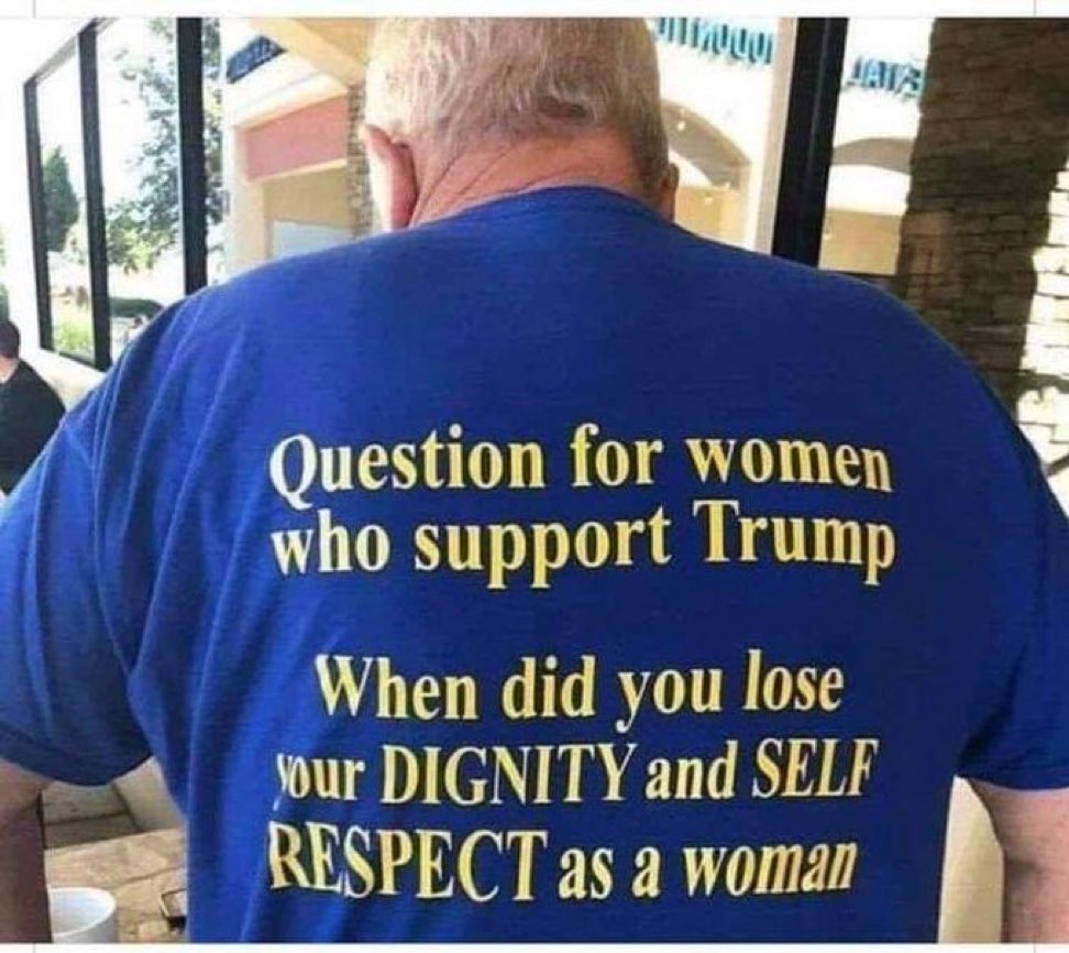 Great question! #SexualPredatorTrump