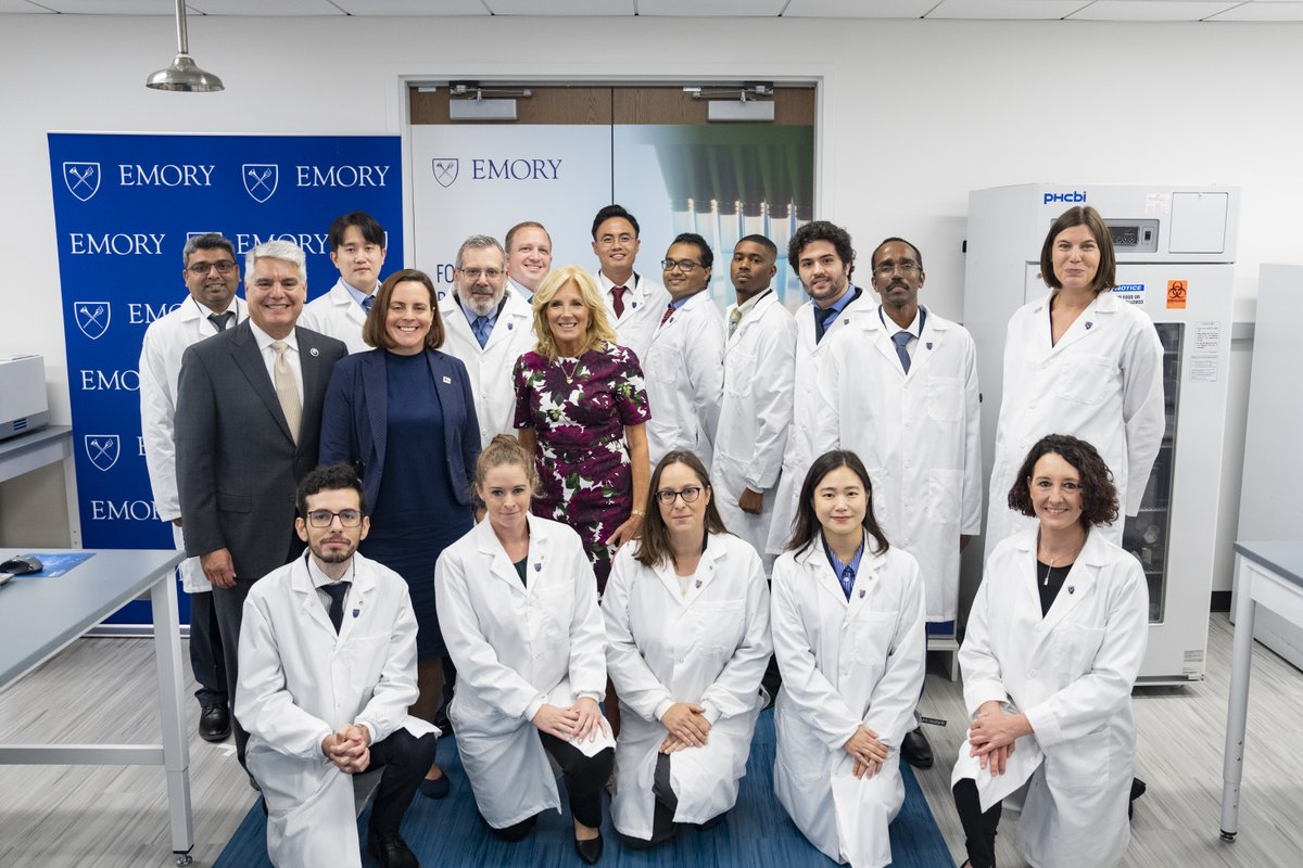 oncodaily's tweet image. Their work could change lives in Georgia and around the world - @FLOTUS
@EmoryUniversity

#AdvancedResearch #Cancer #EmoryUniversity #Georgia #JillBiden #OncoDaily #Oncology #Twitter 

oncodaily.com/11053.html