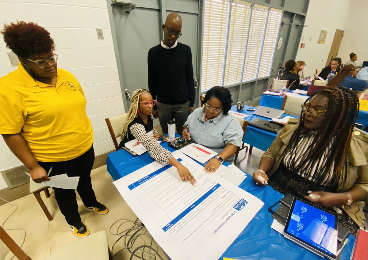 Prince George’s County Pubic School Principals engage in unpacking Math standards and analyze assessments data to plan for a great school year.