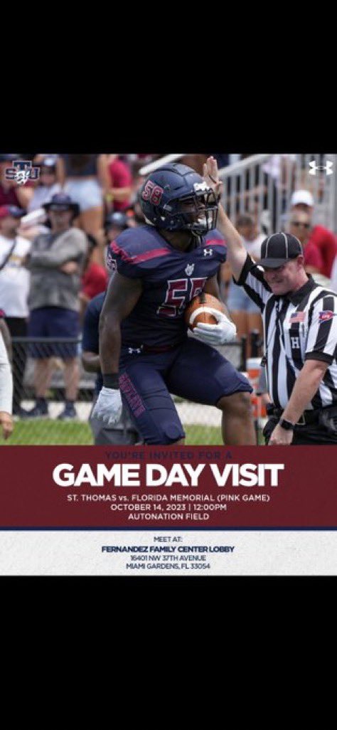 Very thankful for <a href="/STU_Football/">STU Football</a> an coach @coachsmith_stu for reaching out an giving me the opportunity to come on a visit looking forward to the experience of being at the next level 
<a href="/JoeSaragusa/">Joe Saragusa</a> <a href="/edmoore27/">Coach Ⓜ️</a> <a href="/RBCoachKeith/">Coach 🅿️owell</a> <a href="/PostGradRecruit/">PostGradRecruits INC.</a> @FHS_Nation