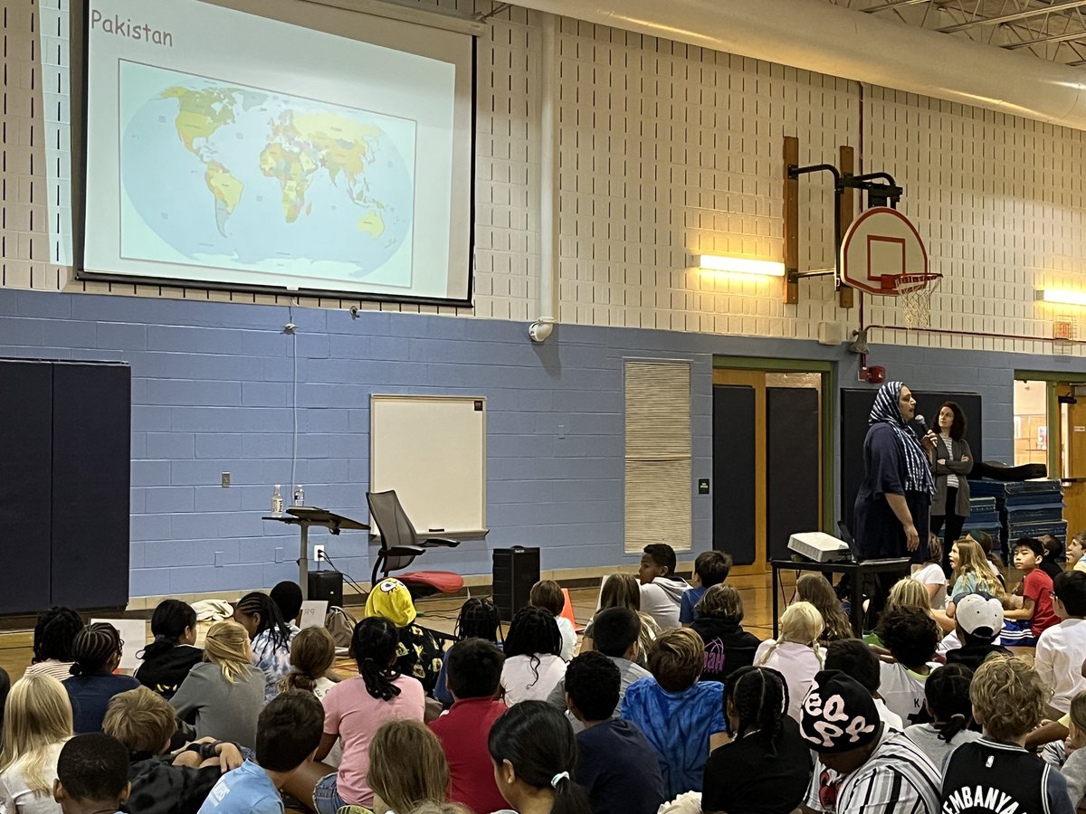 We were so excited to host <a href="/SaadiaFaruqi/">Saadia Faruqi</a> this week! I know the kids loved it because there’s a very long line to borrow her books from the media center 💕 thanks <a href="/PoliticsProse/">Politics and Prose</a>