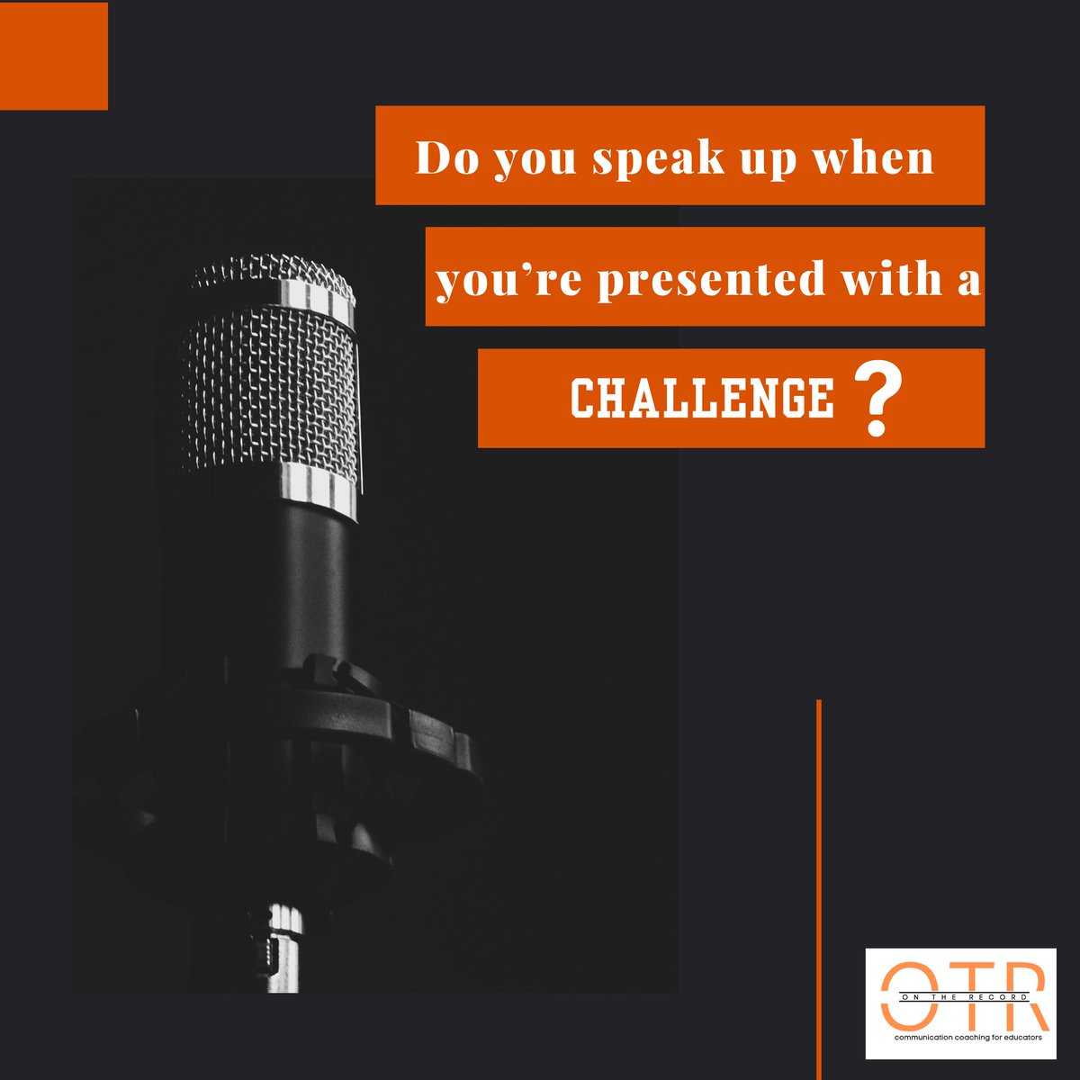 KennedyAPR's tweet photo. Do you address a challenge head on or do you shy away from the crossroads?  If you don't speak up, what is holding you back?Do you own the narrative or do you wait and let others create it for you?
#challenge #educationleadership #educators #coaching #SpeakUp #communication https://t.co/pAfDoEaqla
