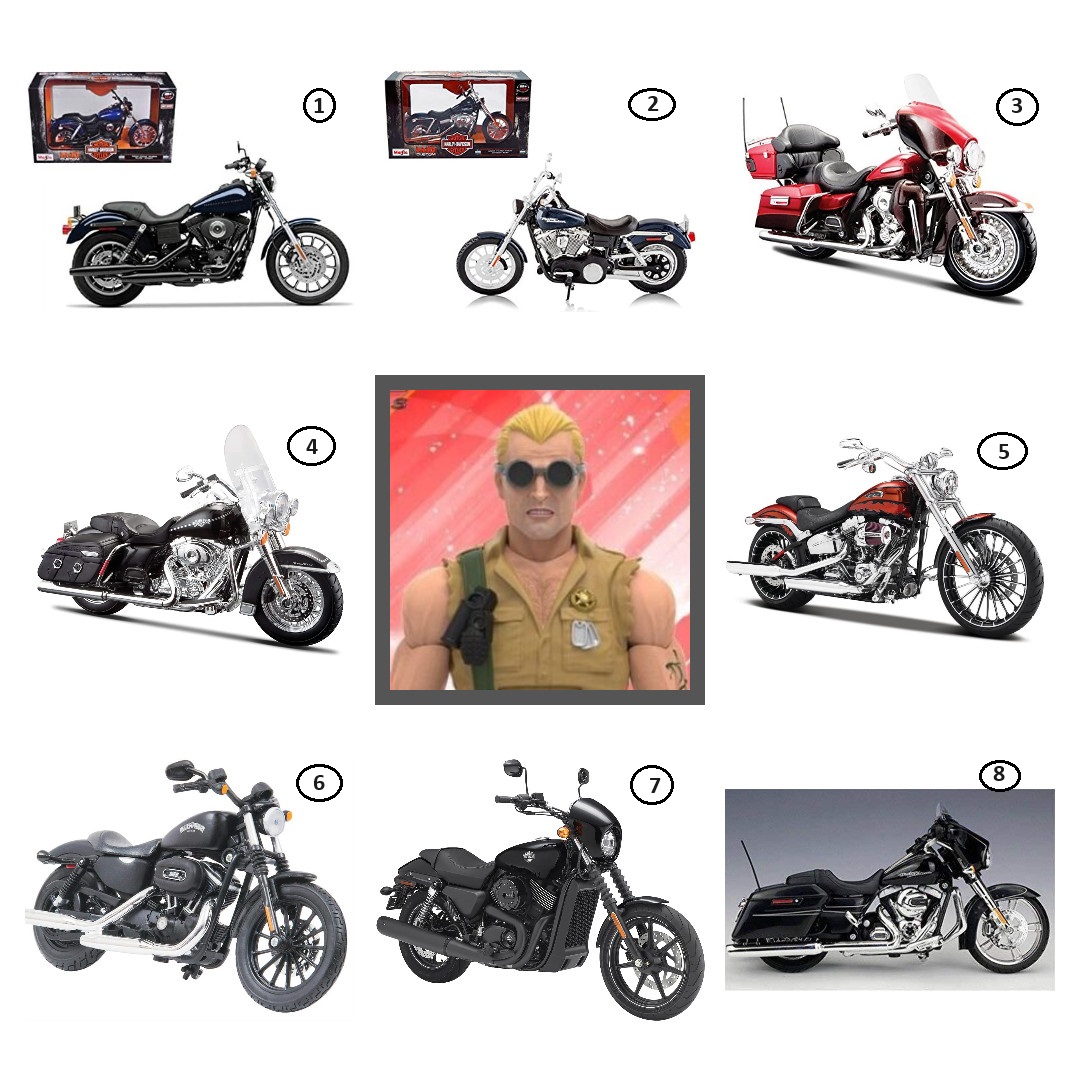 PopCultFrenzy's tweet image. Finally, tomorrow after #hasbropulsecon the first 2 #GIJoeClassified #Dreadnoks will go up for pre-order!
Which bike do you think Buzzer would ride?