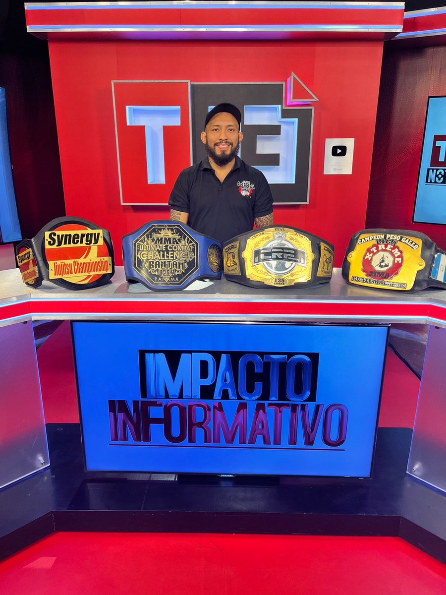 T13Noticias's tweet photo. El campeón guatemalteco @ErickPerickA busca otro cinturón en México. Detalles esta noche en #T13KO. https://t.co/lrRFiHezhb