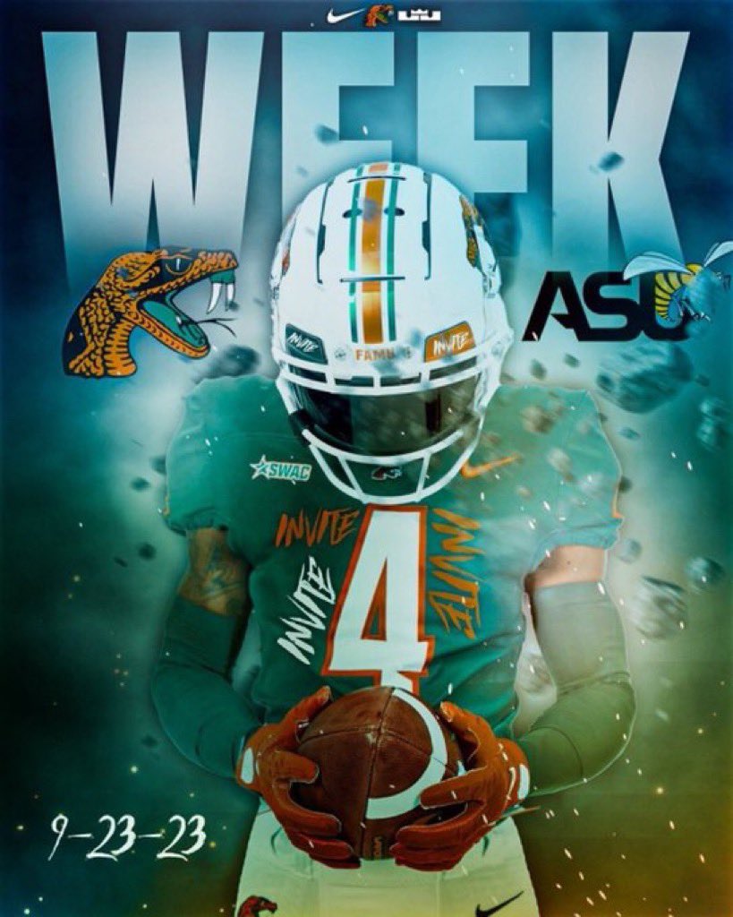 nAspowell5's tweet photo. ill be in Tallahassee at FAMU this weekend🟠🟢! thanks for the invite! @Coach2Bless @JacksonFootball https://t.co/OK6AxB8rzr
