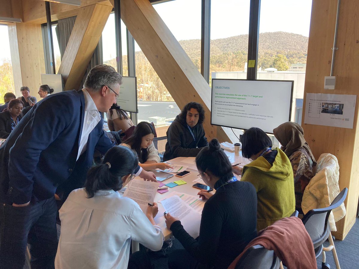 ResolveTSL's tweet photo. The 7-1-7 target for outbreak detection and control is a target that every country can hit. 

The #717Alliance helped scientists from the Asia Pacific region learn how during the first-ever SAFETYNET Conference in Canberra, Australia. 

Learn more: https://t.co/HJsHvTbjJ8 https://t.co/wCiAShfrtB