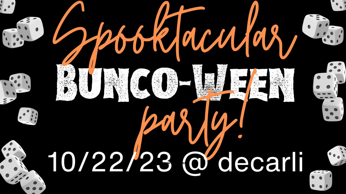 Join us for a Spooktakular Bunco-Ween Party! #pdxevents #bunco RSVP HERE: tickettomato.com/event/8258/spo…