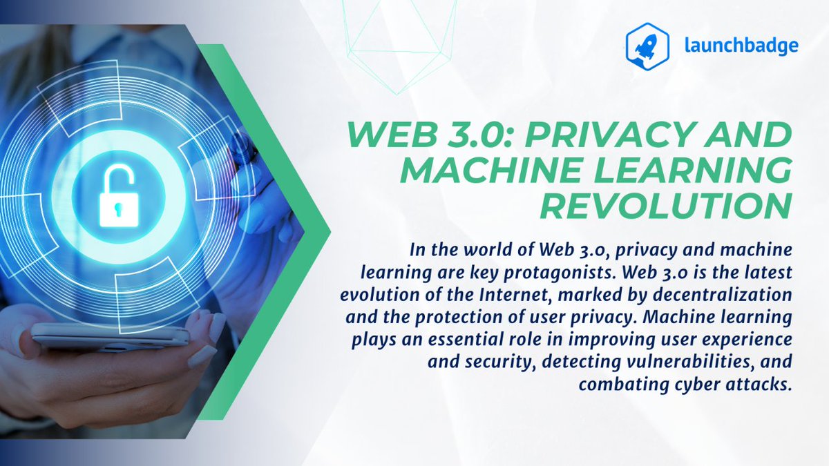 Web 3.0 brings with it a revolution in privacy and machine learning. Users have full control of their data, and machine learning improves security and user experience. Goodbye to intermediaries and cyber attacks

Source: thecoinrepublic.com/2023/09/10/mac…