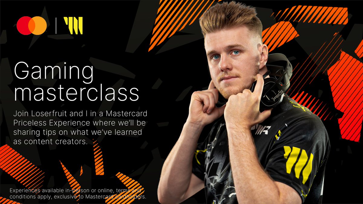 Helping connect people to their passions, I'm excited to be teaming up with @Mastercard to help inspire the next generation of creators with two #PricelessExperiences! 

▶️For more info: bit.ly/gamingmastercl… #ad