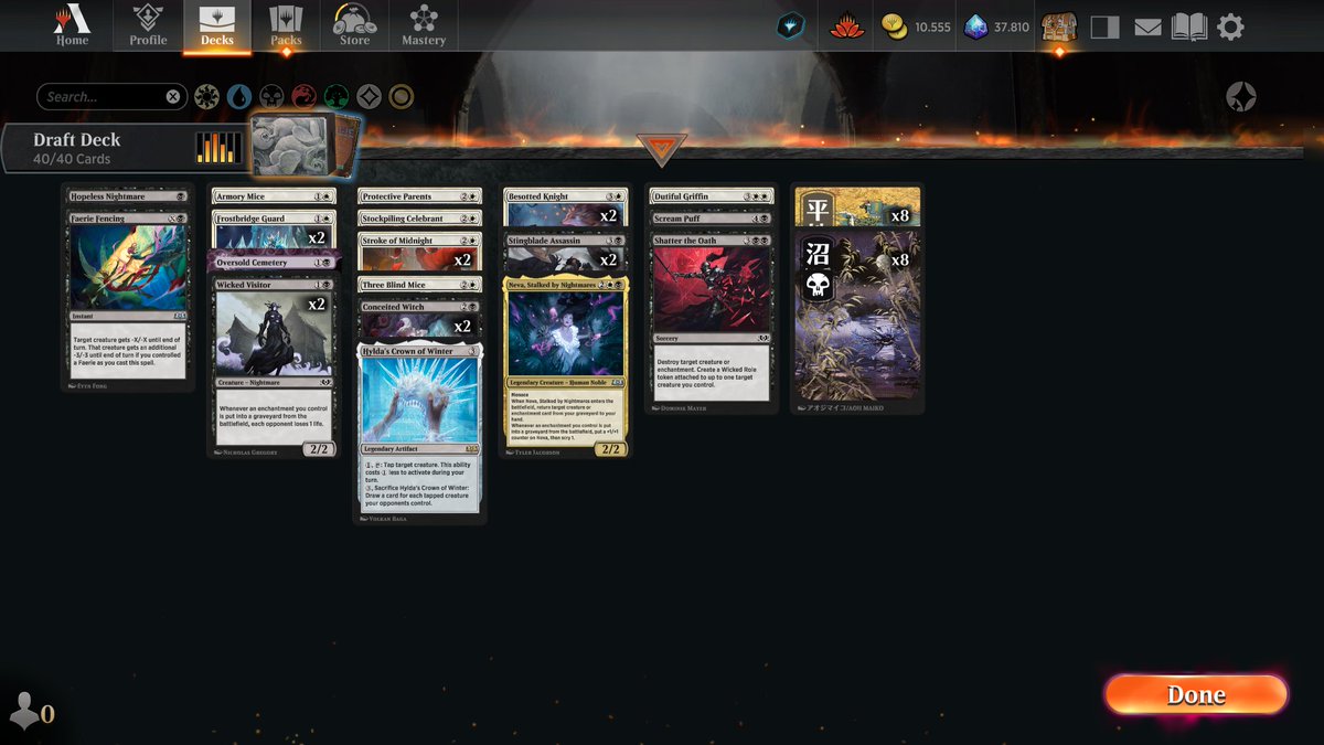 @fireshoes @ArenaDraftlists First trophy orzhov aggro.