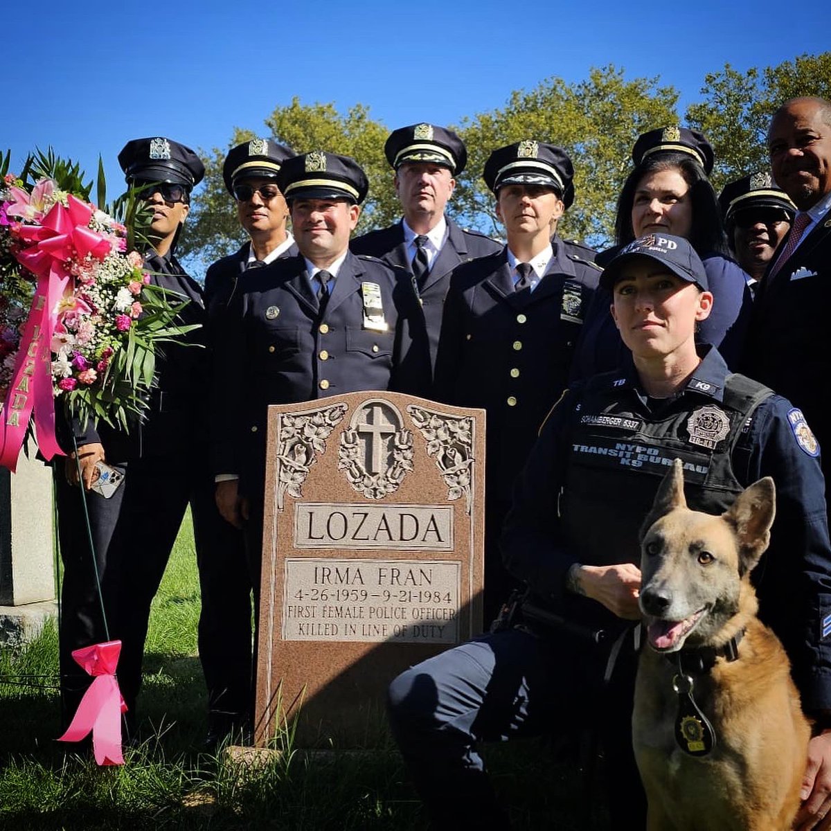 39 years ago Police Officer Irma Lozada was tragically taken from us. Her memory will continue to live on through Zada. We speak of her often, honor her everyday and we promise we will never forget 💙🙏🏼 Rest In Peace 🕊