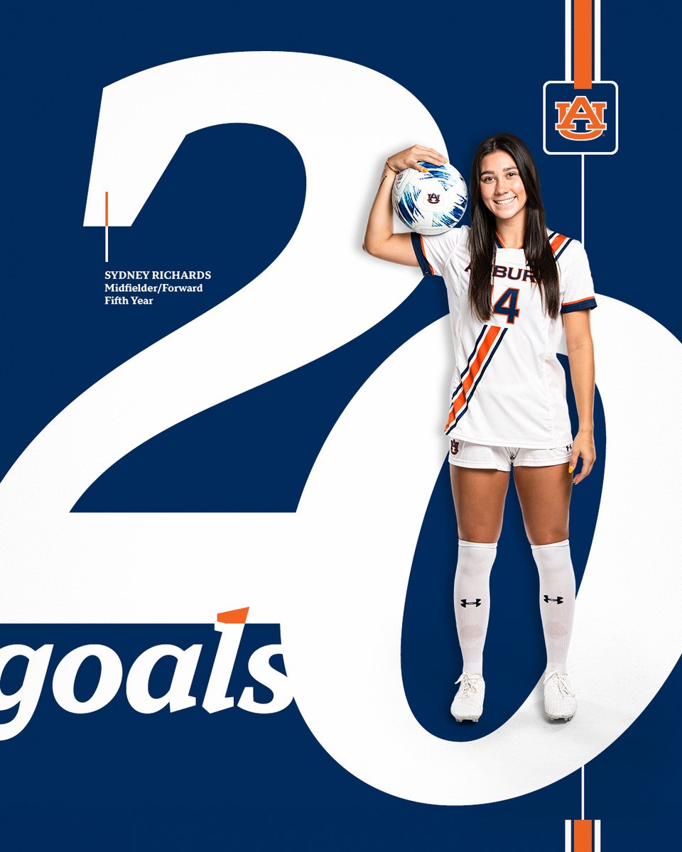 33' | 14 with the strikeeee 🤩

20 career goals for <a href="/sydRichards21/">Sydney Richards</a> 🐐

MIZ | 0
AUB | 2