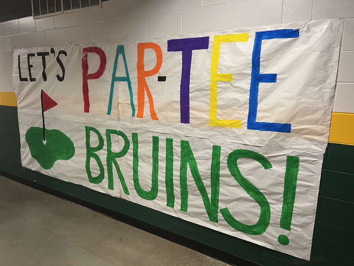 Ready for tomorrow night's game!! Country club theme