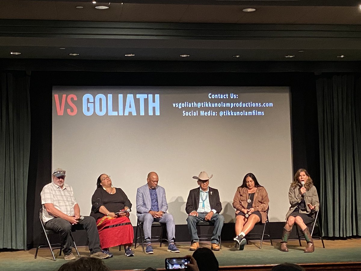 We got to show a sneak preview of an incredible documentary series, Vs. Goliath, that Fossil Free Media is helping produce. 

If you’re looking for a film project to help fund, produce, or get out to the world, please get in touch — this one is transformative.
