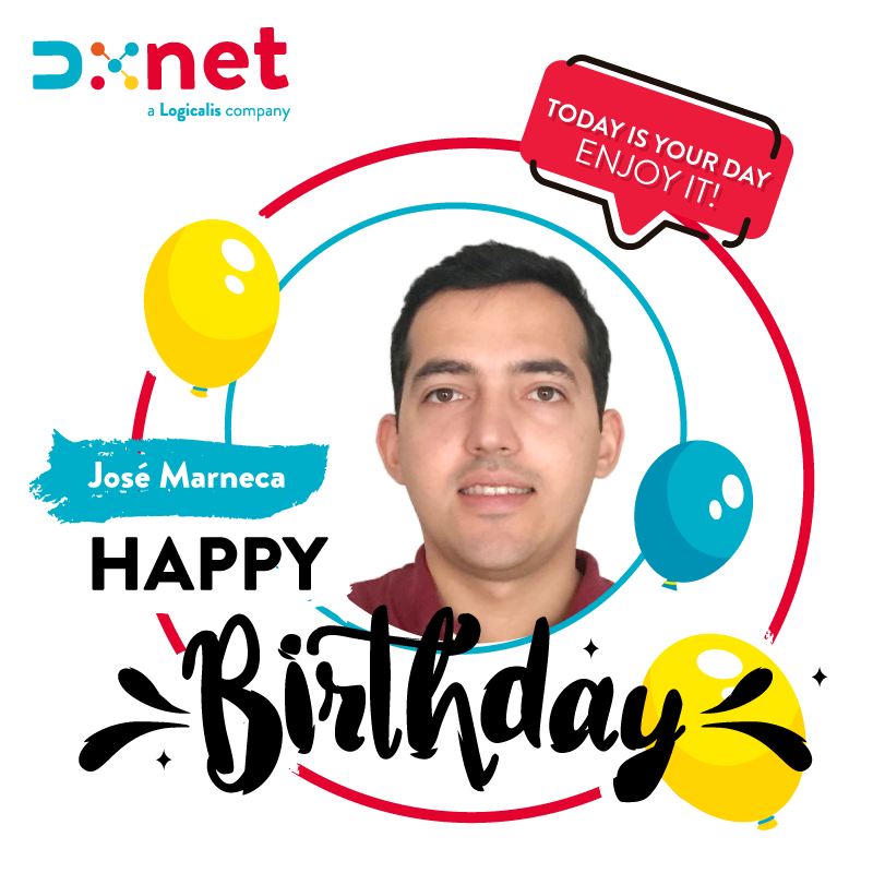 DXNet_'s tweet image. Today it’s  your day José Marneca! On your birthday we wish for you that whatever you  want most in life it comes to you just the way you imagined it or  better! May today and all of your days be amazing! Happy birthday!🥳🍰🥂👏🏻
#dxnet #dxnetspirit #logicalisportugal