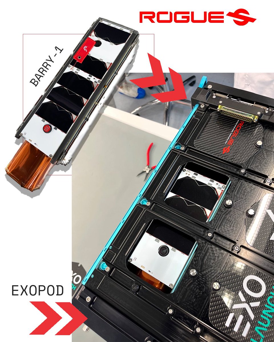 RogueSpaceCorp's tweet photo. Barry-1 was successfully integrated with #EXOpodNova and is heading for SpaceX Transporter-9 integration at Vandenberg. Launch NET October 2023! πππ°οΈ
Safe travels, Barry! π¦
#Spacex #transporter #transporter9 #ideasabove #helloworldmission #barry1 https://t.co/aIM5z1eLCq