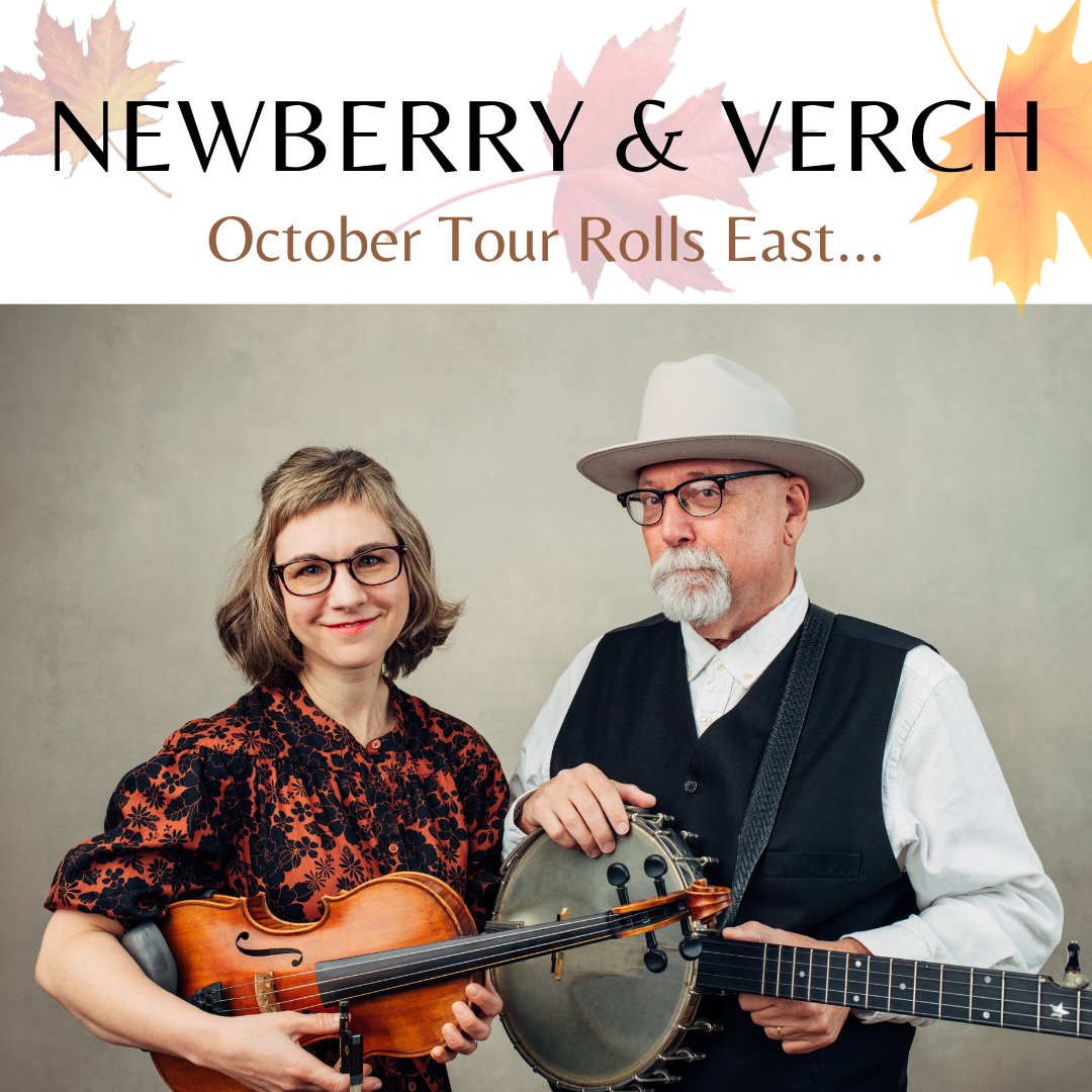 Thank you Midwest &amp; Hello North East!October tour rolls on! <a href="/JoeNewberry/">Joe Newberry</a> &amp; I can't wait to see you! #TapRootSesssions #WhallonsburgGrange #GNWCA #CabotArts #OldSouthChurch #UpperValleyMusic <a href="/mayostreetarts/">Mayo Street Arts</a> <a href="/leboperahouse/">Lebanon Opera House</a> @oldsloopprsnts <a href="/BRTRiverfolk/">BRT Riverfolk</a> 👉 aprilverch.com/tour-dates/